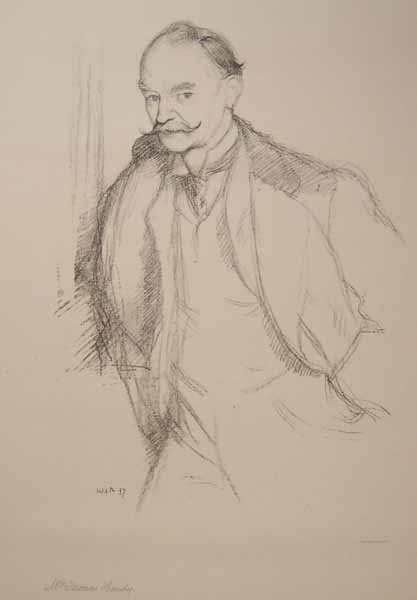 portrait of Thomas Hardy